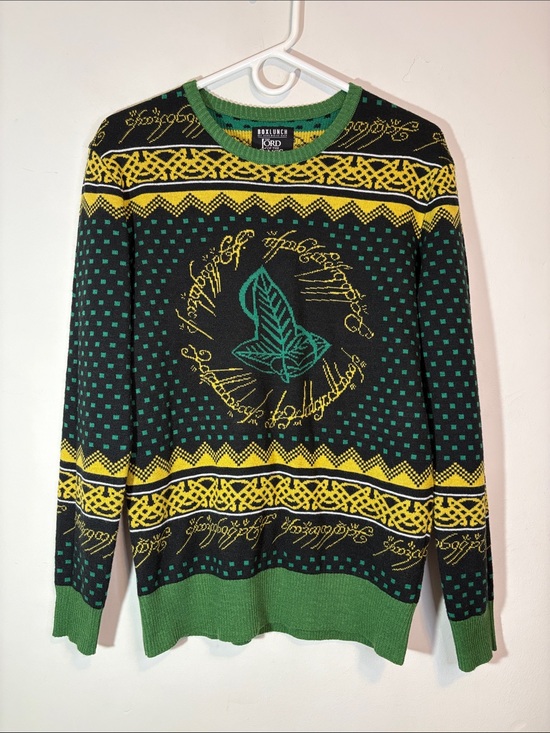 Boxlunch Other - Leaves of Lorien BoxLunch Exclusive The Lord of the Rings Sweater Small LOTR Fan